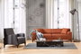 Atelier Del Sofa Petra 3 - Sofá de 3 Plazas Naranja
